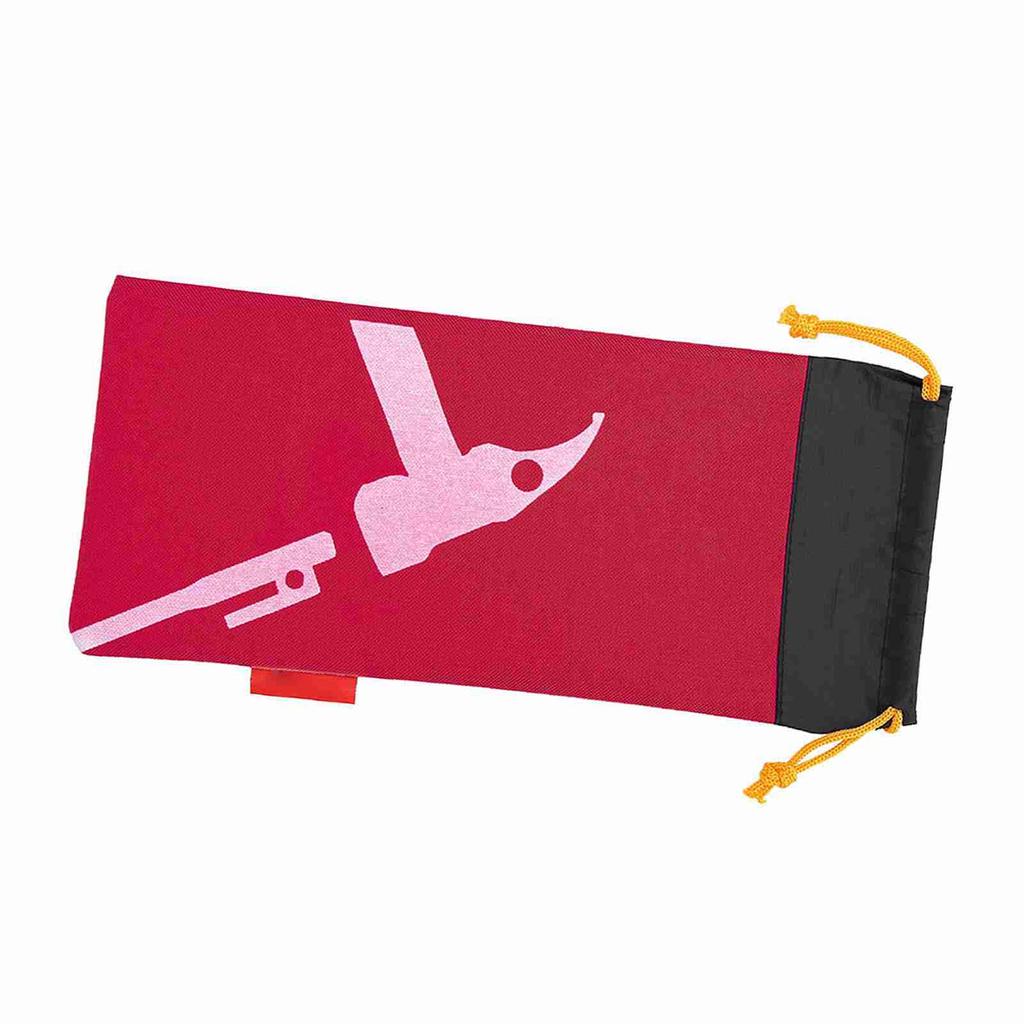 Tent Camping Tent Peg Hammer Nail Pouch Black Peg Nails Stake Storage Bag(red)