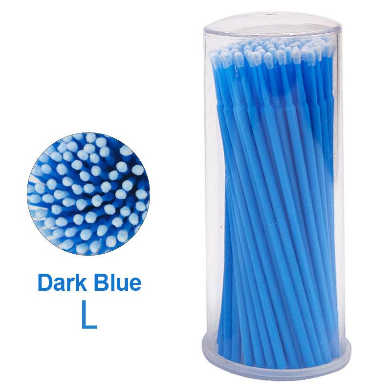 100 шт. Щеточка для чистки ресниц, микроватные палочки для наращивания ресниц, отдельные микрощеточки для ресниц, инструменты для снятия макияжа