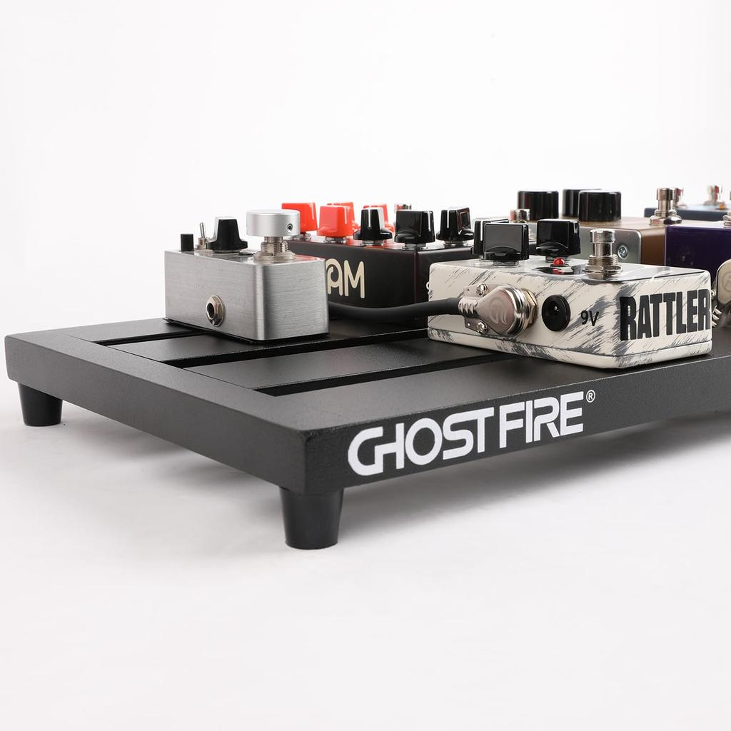 GHOSTFIRE Pedal Board V-Little22 56x25cm Aluminum