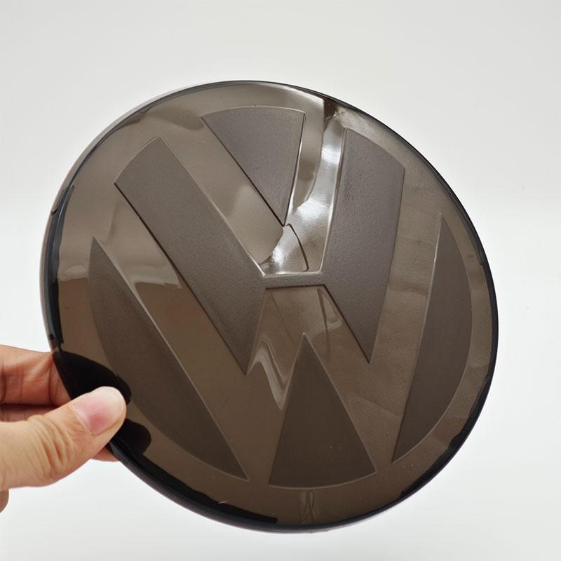 XJBRL1 For VW Volkswagen Jetta MK5 Golf VW T-CROSS ABS Mirror Black Emblem Car Front Grille Badge Rear Trunk Logo For Volkswagen VW 19-