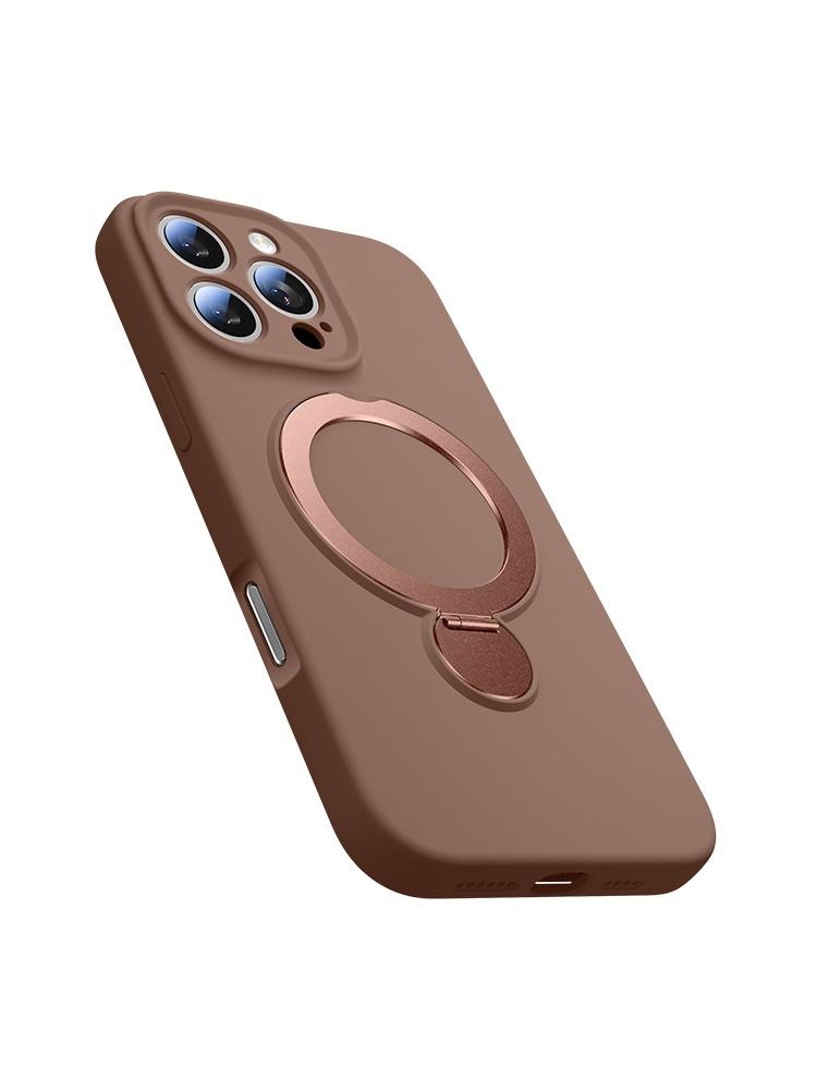 Liquid Bracket Lanyard Phone Case For iPhone 16 Pro Max 15 14 13 Pro Max 16Plus 360° Rotation Stand Wrist Strap Cover 16 Pro Max