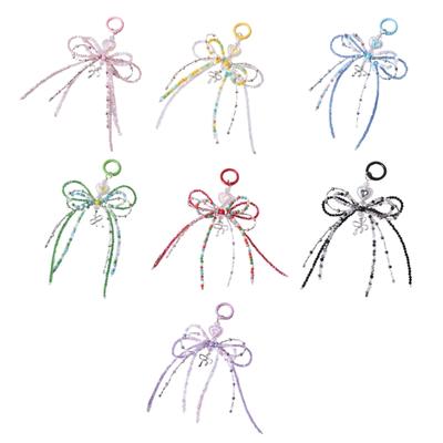 Хрустальная подвеска-бантик Модная подвеска-бантик для сумки Стильный брелок Современное украшение для ключей Идеальный подарок для женщин