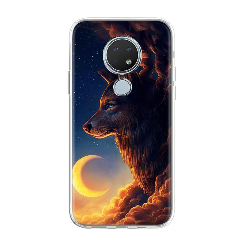 Чехол для Nokia 7,2, чехлы с силиконовой росписью для Nokia 7,2 TA-1181 7,1 2,3 2,4 3,4 5,3 5,4 6,2 1,3 1,4, мягкая обложка с узорами