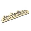Металлический значок с логотипом High Country Off-Road для Chevrolet, Jeep, Dodge, Ford
