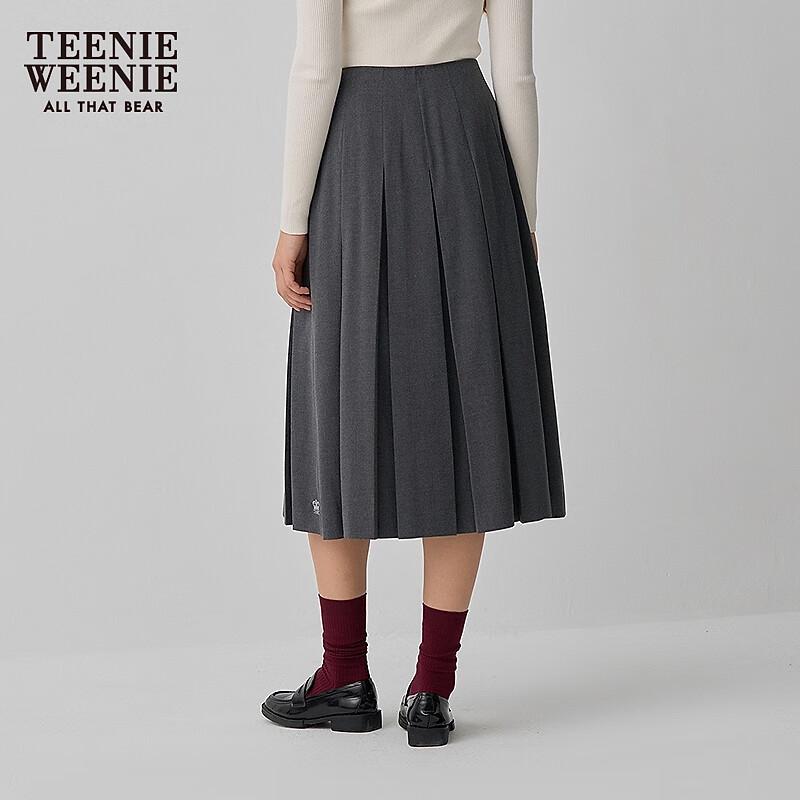 Teenie Weenie Women's College Style Pleated Short Skirt