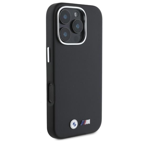Bmw Bmhcp16L23Pmwk Iphone 16 Pro 6.3    Czarny/Black Hardcase M Smooth Full Wrapped Metal