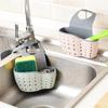 Hanging Sink Basket Portable Drain Basket Plastic Storage Rack Sink Storage Holder for Kitchen