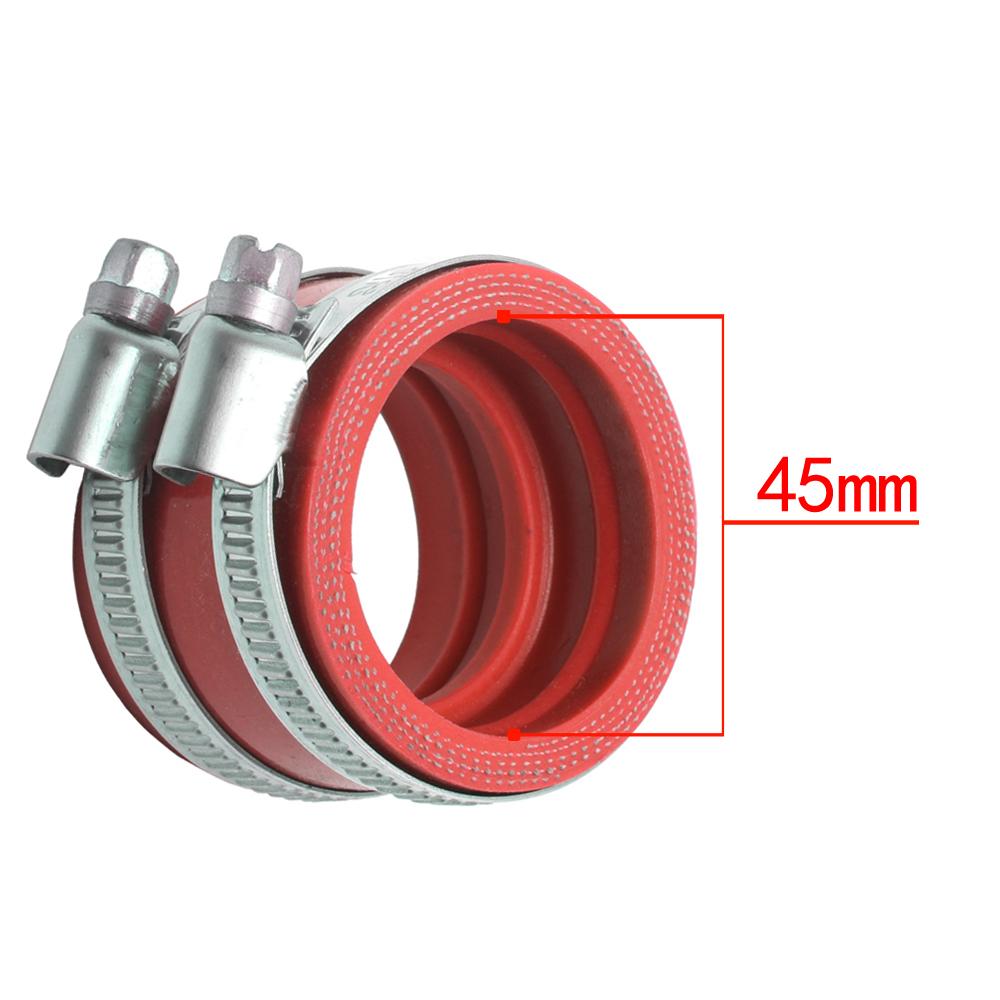 Carburetor Rubber Adapter 35-45mm Inlet Pipe Intake Motorbike Accessories For PE26-34 PWK21-30 PJ/OKO TM/TMX/KTM/KR/NSR 110-200c