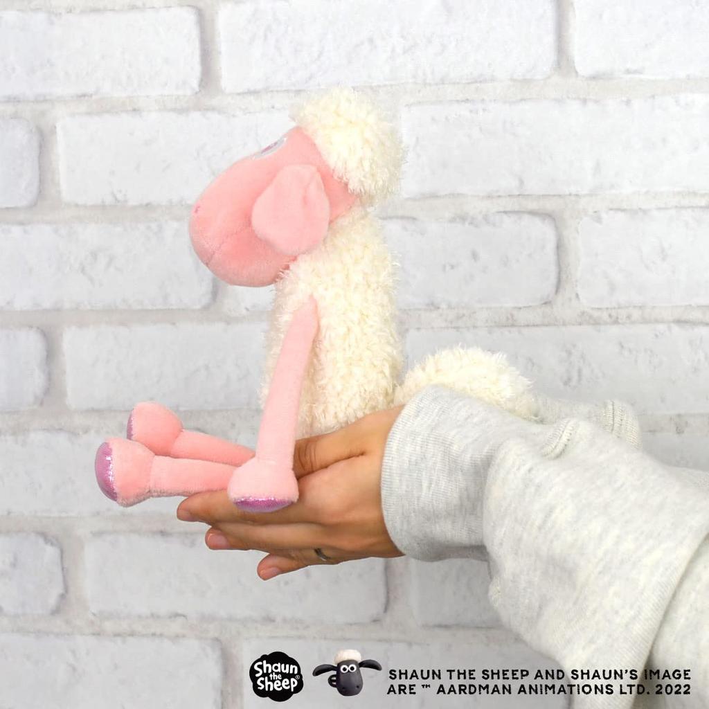 Plush Shaun the Sheep 25cm Limited Color 15th Anniversary [NICI] Pink/Glitter