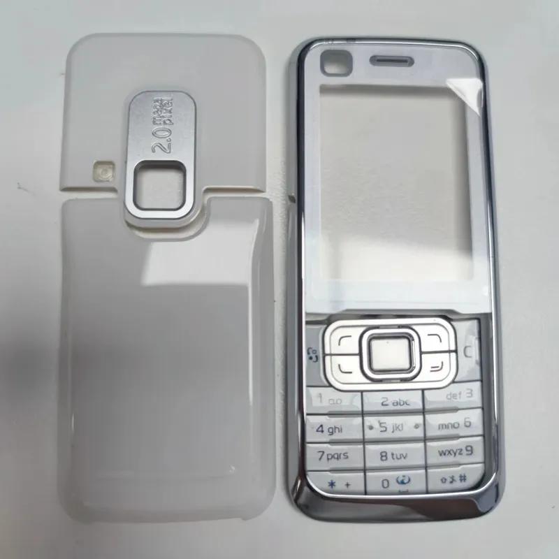 Высококачественный Корпус телефона For Nokia 6120 6120C + Клавиатура + Задняя крышка Запасные части