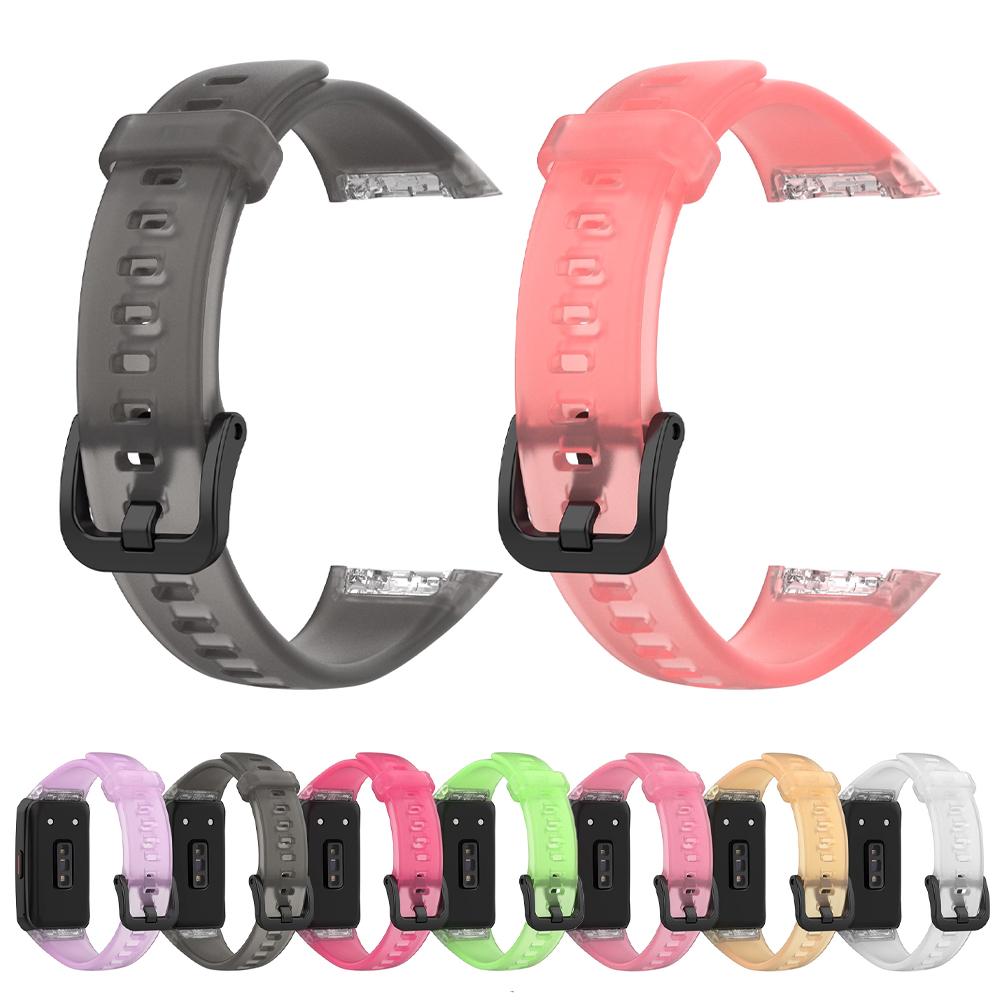 Силиконовые ремешки Для Huawei Band 10/9/8 NFC Ремешок Аксессуары умные часы Запасной ремень Спортивный браслет correa Huawei Bands 10