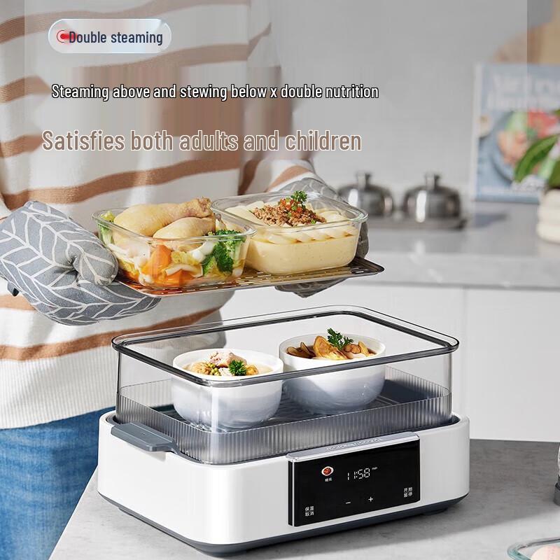 Многофункциональный электрический пароварка Morphy Richards MR1158, 12 л, вилка CN (адаптер в комплекте)