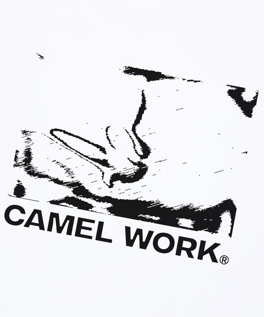 CAMEL WORK Футболка с коротким рукавом, прыгучий мяч (белый)