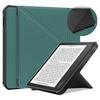 Защитный чехол-книжка из мягкого ТПУ и кожи для электронной книги Kobo Libra 2 (N418)
