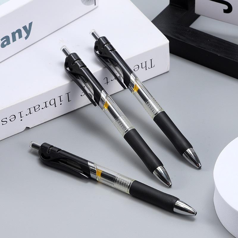 Гелевая ручка K35 Click: 0,5 мм Черный/Красный для Студентов и Офиса