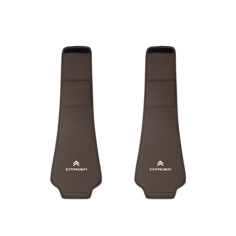 2Pcs Leather Car Pillowcase Car Supplies Headrest Cover For Citroen C5X e-C4 X e-C3 C4 C3 C5 Berlingo C-Elysee C-Crosser C1 C6 NF2