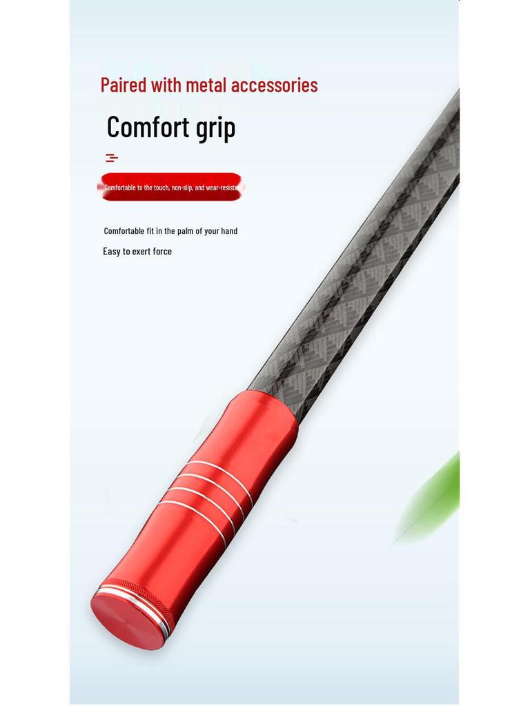 Multi-Section Carbon Casting Rod for Big Fish with Large Guide Rings