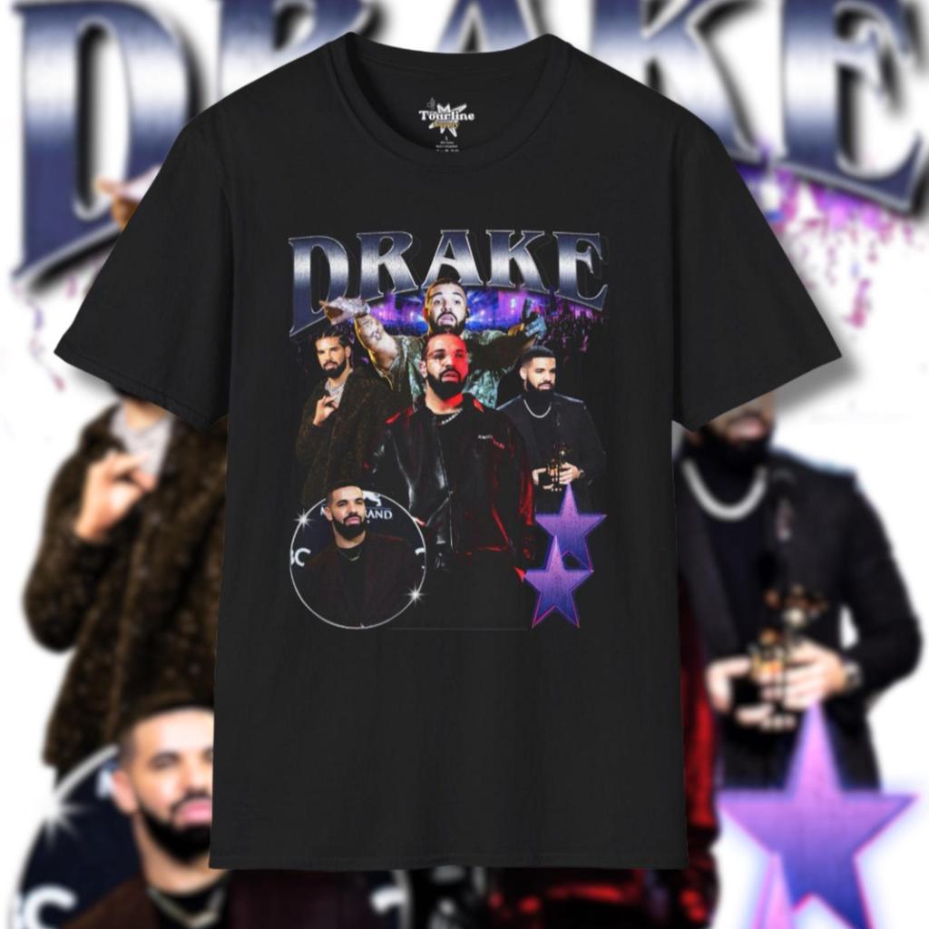 Vintage Rap Streetwear Drake T-Shirt, Unisex Softstyle Tee, Retro Music Fan Gift, Hip Hop Clothing, Urban Style Shirt, 90s Fashion Top