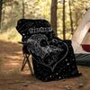 1PC Custom Name Lion Family Constellation Artwork flannel blanket versatile,all-season throw suitable for the living room,bedroom,camping,travel,and g
