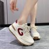 Женские туфли на платформе 4,5 см, кроссовки, дышащие, прочные, модные, повседневные, спортивные туфли, женская обувь для бега и ходьбы на открытом воздухе, Zapatillas