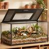 Large Hamster Cage, Chewproof Metal Rat Cage with Openable Top for Syrian Dwarf Hamster, Gerbil, 100 x 50 x 52.5 cm
