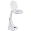 Ohm Electric LED Stand Light with Loupe L-ZOOM DS-L30B-W 08-0871