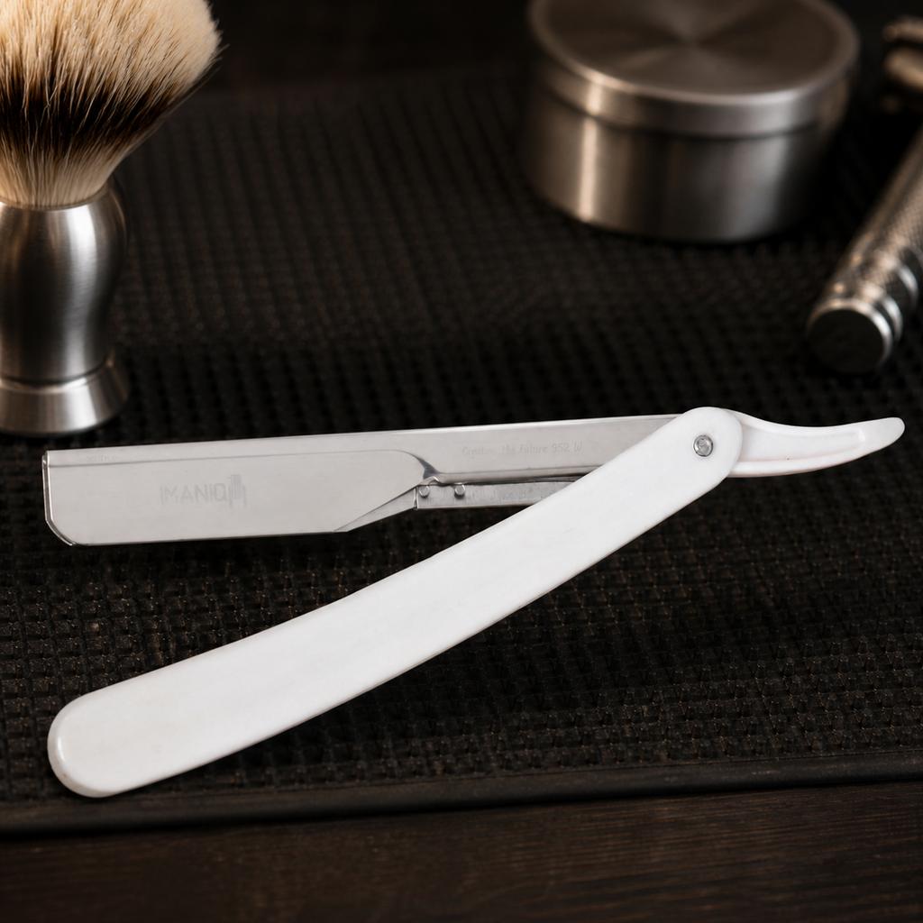 Barber' Razor for Shaving, Shaving, Trimmer, Universal, Razor Blades, White