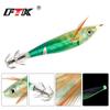 1 Piece of Artificial Luminous Shrimp Squid Jig Beating Fluorescent Fishing Bait Squid Bait Hard Pescal Fishing Accessories