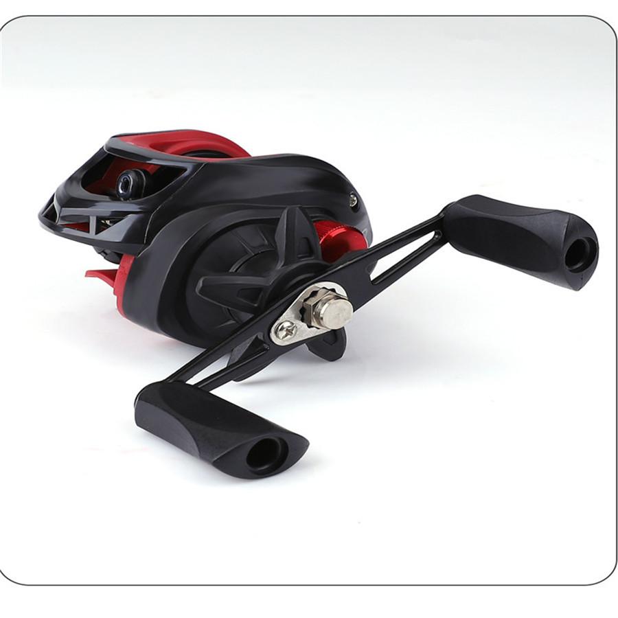 FTK Рыболовная катушка с шарикоподшипником из нержавеющей стали 19+1BB и магнитной тормозной системой для ловли в соленой и пресной воде, 8.1:1