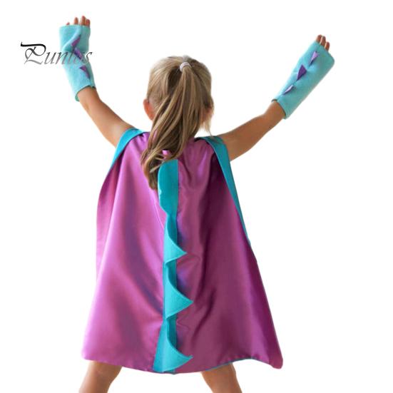 Костюмы Детский костюм накидки динозавра Тонкая работа Удобно носить Создать атмосферу Косплей Наряды для вечеринок на Хэллоуин Косплей