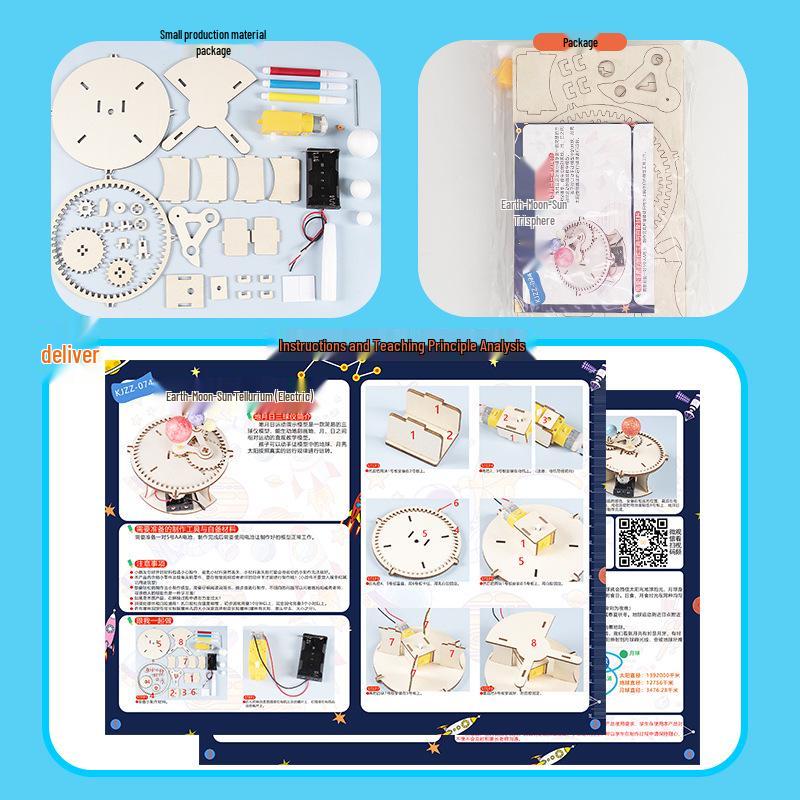 Модель солнечной системы: Инструмент Солнце-Земля-Луна для научных экспериментов и обучения студентов