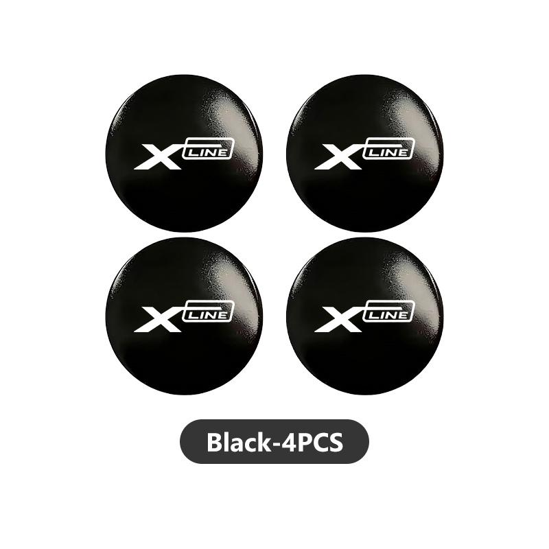AANE1 4pcs 56mm Car Aluminum Logo Wheel Center Hub Cap Badge Sticker For KIA K2 K3 K5 Rio Soul Sportage Soul Ceed Forte Niro Cadenza