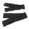 Women Yoga Stockings Open Heel Ribbed Knit Thigh High Leg Warmers for Ballet Dancing Lounging