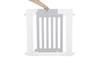 Детские ворота Katoji с 2 дополнительными рамками, цвет белый серый 63900 LDK-STYLE и 67-93 см