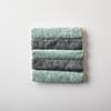 WOW Water-absorbent Colored Microfiber Antibacterial Towel Set 5P - Green_CL0923001