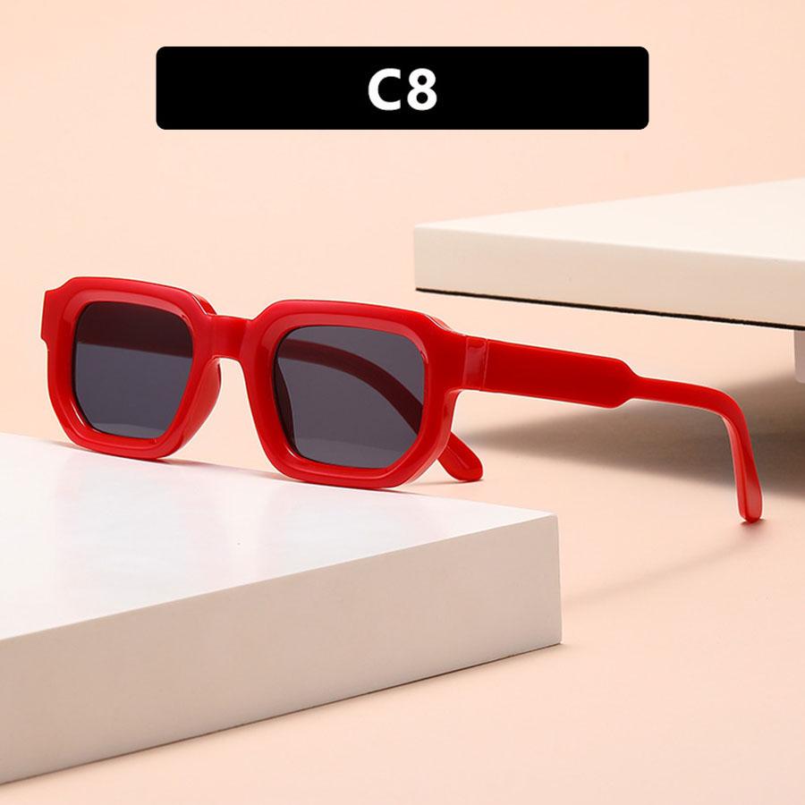 Новые мужские винтажные солнцезащитные очки с прямоугольной оправой, модные ретро солнцезащитные очки, дизайнерские очки класса люкс, очки для защиты от ультрафиолета UV400, женские очки