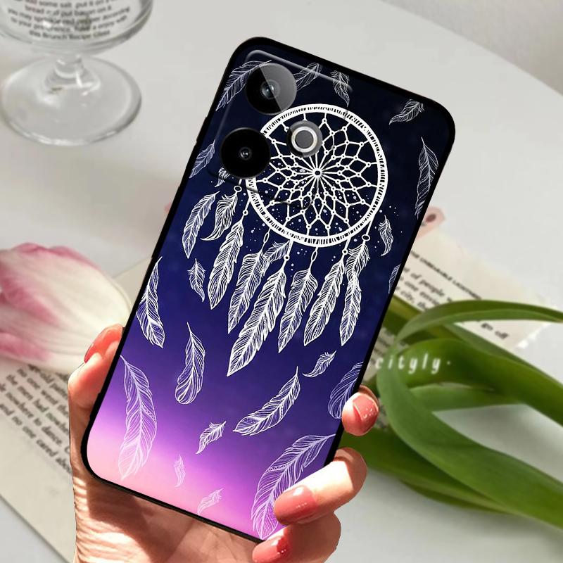 Для Realme GT 7 7T Чехол Модный Рисунок Мягкий Силиконовый Корпус Защита Задняя Крышка Для Realme GT7 T Ударопрочный Funda Coque