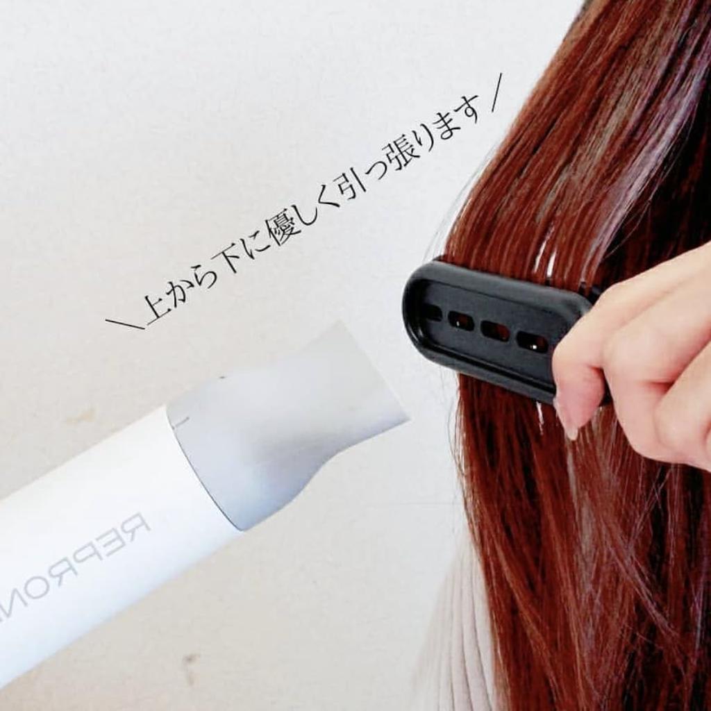 Выпрямитель для волос сделано в волосах волосы черный Фен-щетка, укладка, в форме расчески, Япония, выпрямление, экономящая время укладка, уход,