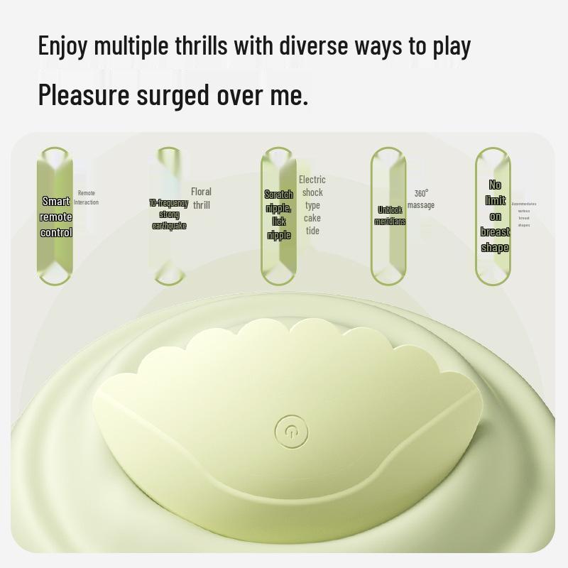 Miji Умный носимый вибрационный массажер для груди - Невидимый, Портативный, Интимная игрушка для взрослых