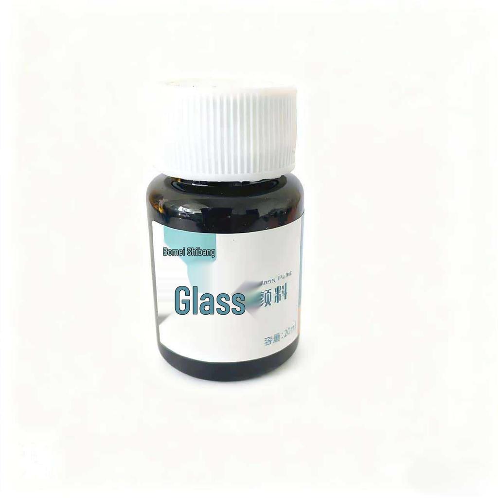 20ml Children's Non-Bake Glass Paint for DIY & Creative Glass Decoration - Waterproof & Handmade