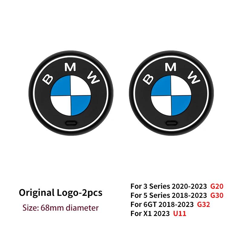 Car Sticker Hot 2025 M Power Car Coasters Silicone Anti-Slip Water Cup Mat For BMW X1 X2 X3 X5 X4 X6 X7 G30 G20 G32 G11 G12 F40
