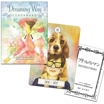Карты Ленорман, Гадание, 36 карт [Аутентичные] [Lenormand Dreaming Way] с японскими объяснениями. "Красочные и милые открытки.
