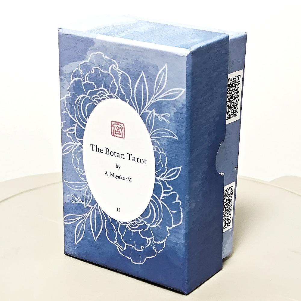 12*7 см Ботан Таро с пышными и причудливыми акварельными иллюстрациями в жесткой коробке 78 шт. Японские карты Таро