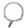 Qoocobb Браслет из пресноводного жемчуга, матовое серебро, Unfreedic Bracelet-17