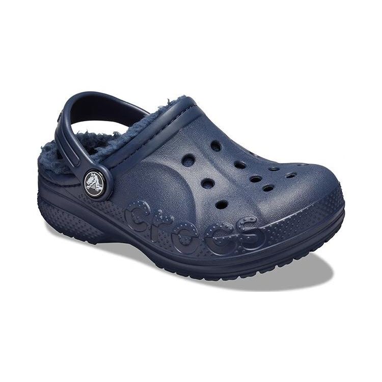 Crocs Универсальные Удобные Прочные Амортизирующие Детские Сандалии Детские сандалии Темно-синие 207500-463