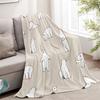 Polar Bear Flannel Throw Blanket – Cute Animal Design, Soft Cozy Fleece for Home, Office, Sofa & Car – All-Season Use