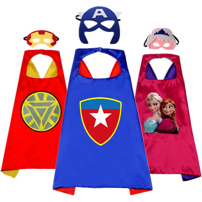 Kids' Superhero Cape & Mask Set for Halloween