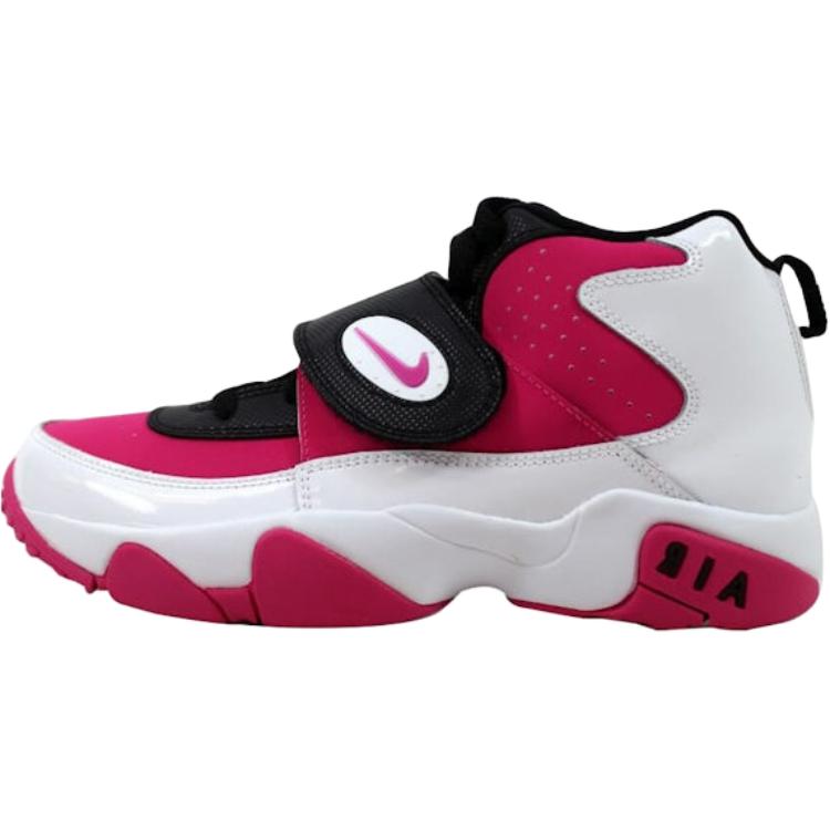 Nike Air Mission Устойчивые к истиранию Средние Детские Баскетбольные Кроссовки Бело-Розовые Подростковые 630911-101