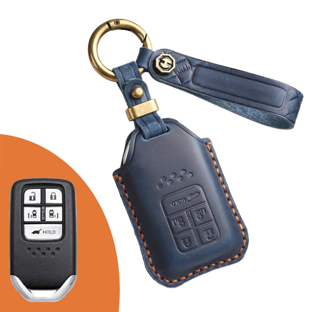 Ретро чехол для ключа подходит для кожаного чехла для ключа Honda CRV Lingpai XRV 10-го поколения Civic Accord Crown Fit.