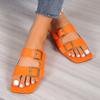 Fashion Women Slippers Summer Open Toe Beach Flip Flops Fashion Outdoor Casual Flat Sandals Trend Dress Walking Slides Zapatos De Mujer